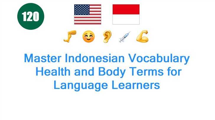 Master Indonesian Vocabulary: Health and Body Terms for Language Learners
